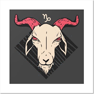 Capricorn Illustration Posters and Art